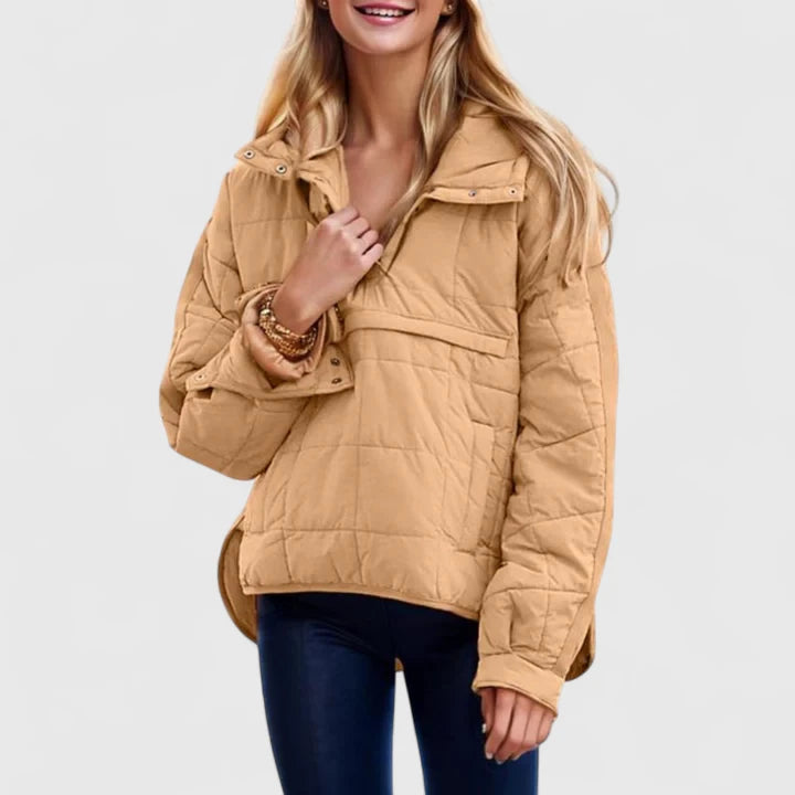 Anna – Oversized Hooded Pullover Jacket