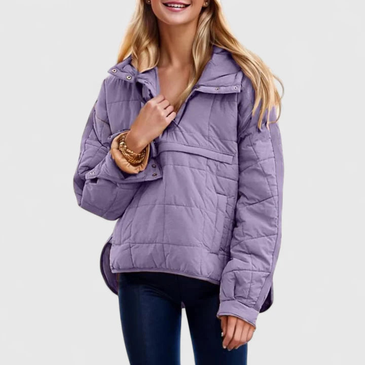 Anna – Oversized Hooded Pullover Jacket