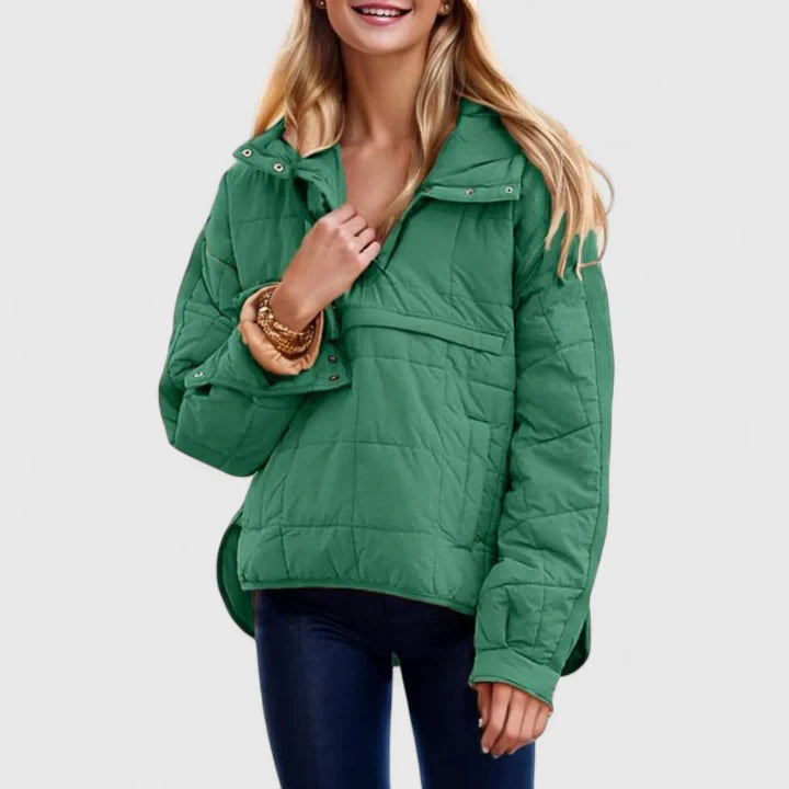 Anna – Oversized Hooded Pullover Jacket