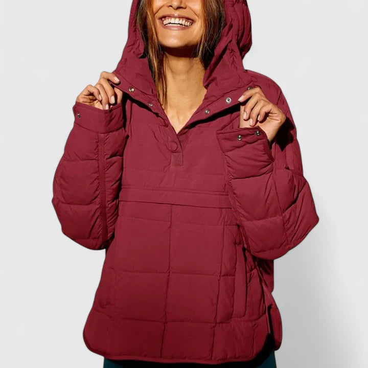Anna – Oversized Hooded Pullover Jacket