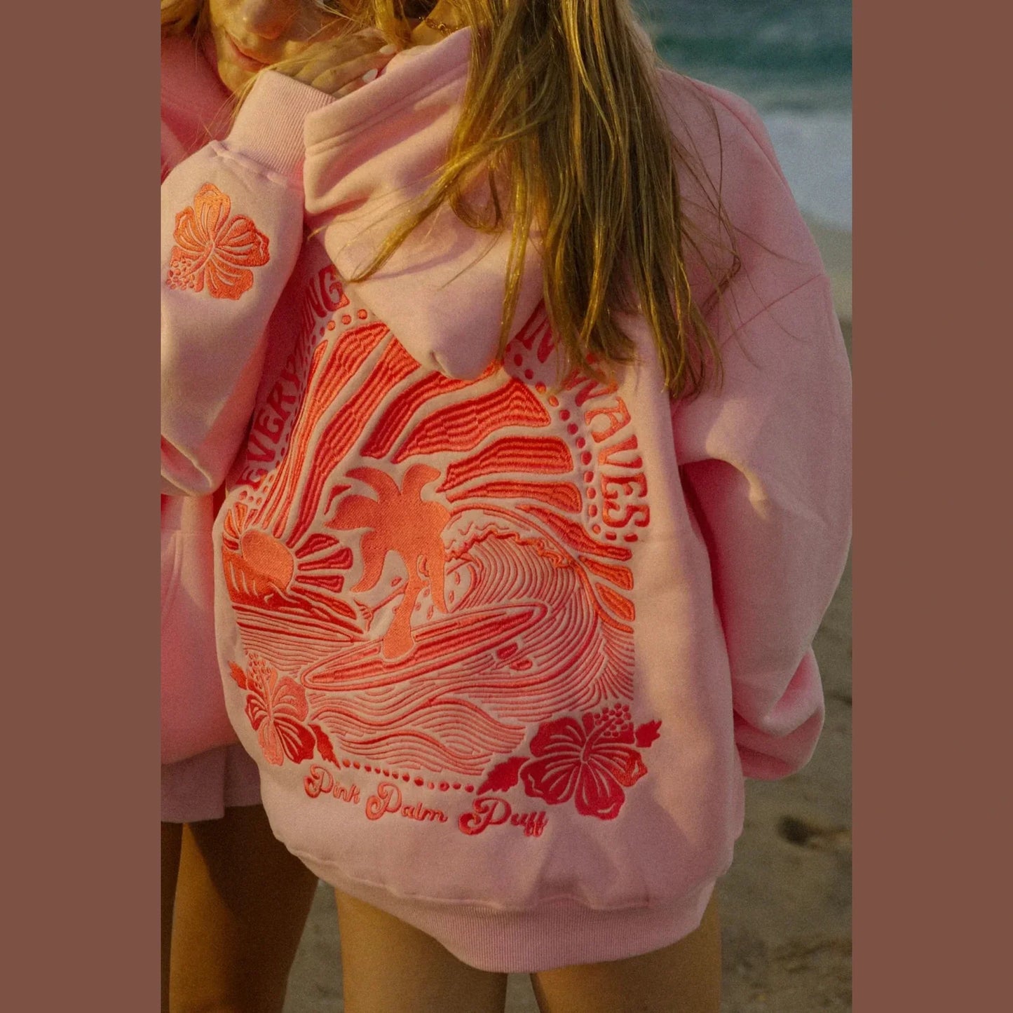 Sunset Waves | Oversized Hoodie