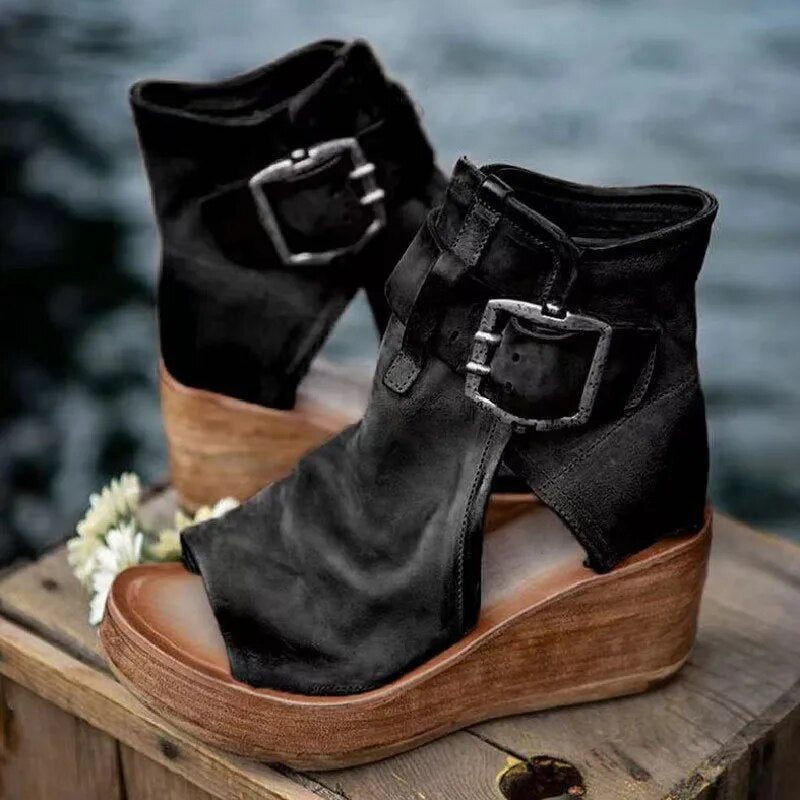 Lira Sandals for Women - Shaped Footbed with Adjustable Strap and Textured Sole
