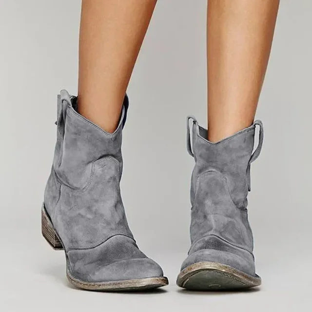 Zoe | Vintage Western Ankle Boots