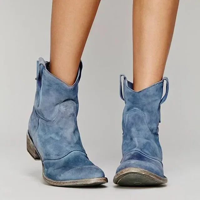 Zoe | Vintage Western Ankle Boots