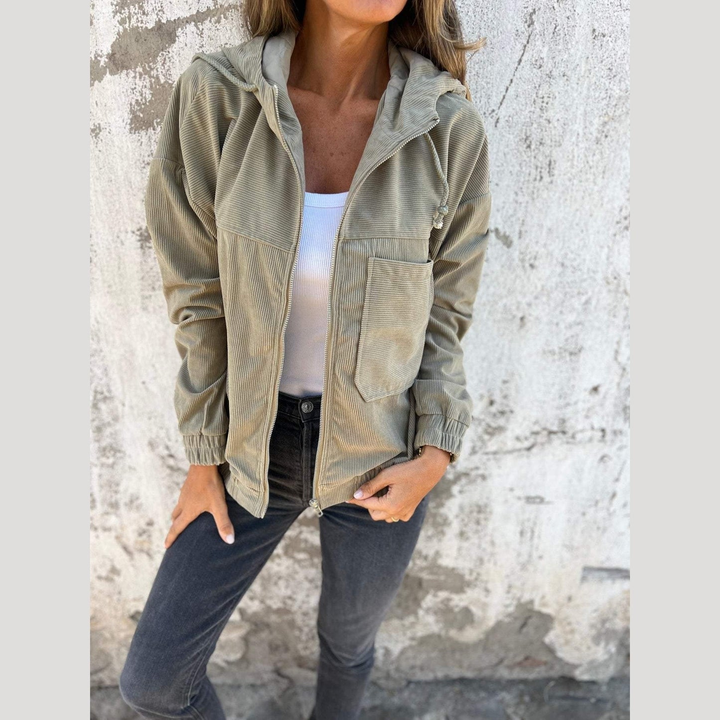Arielle | Casual Jacket with Hood and Zip