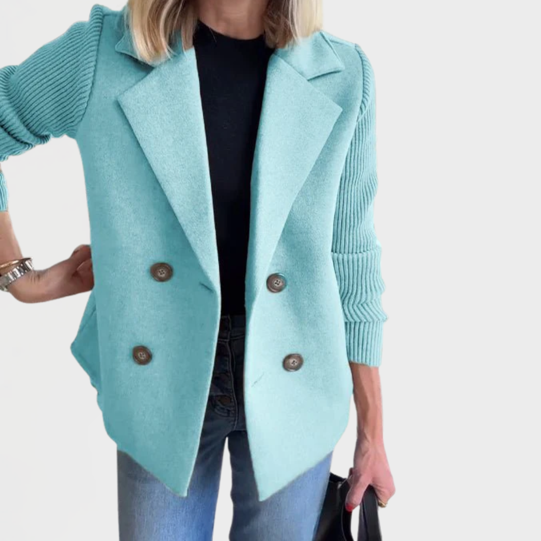 Lena - Elegant Knitted Sleeveless Blazer