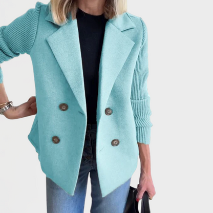 Lena - Elegant Knitted Sleeveless Blazer