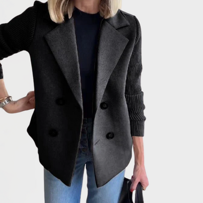 Lena - Elegant Knitted Sleeveless Blazer