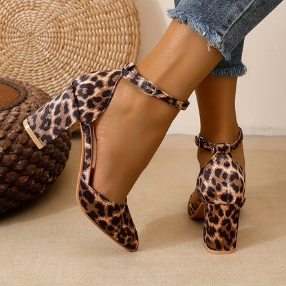 Sabrina – Leopard Chic Block Heels