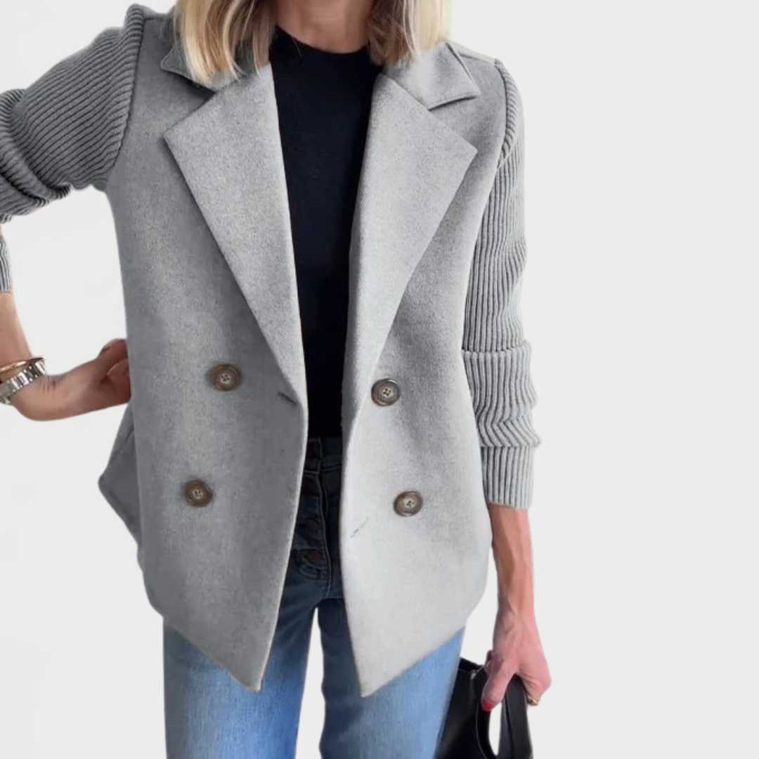 Lena - Elegant Knitted Sleeveless Blazer