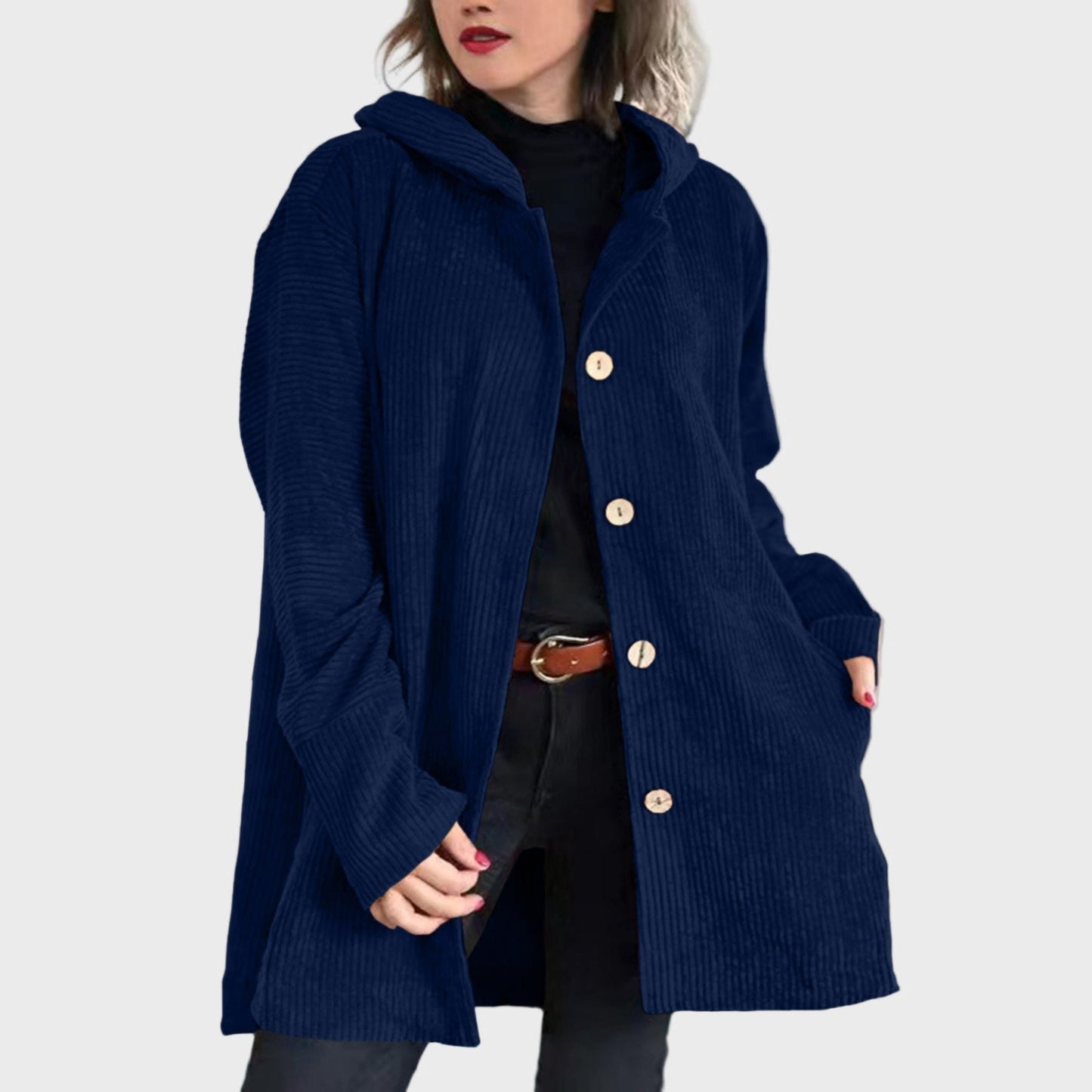 Indie | Corduroy Hooded Jacket