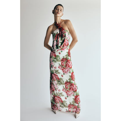 Rosalia Cowl Neck Maxi Dress - Sonia Rose Print