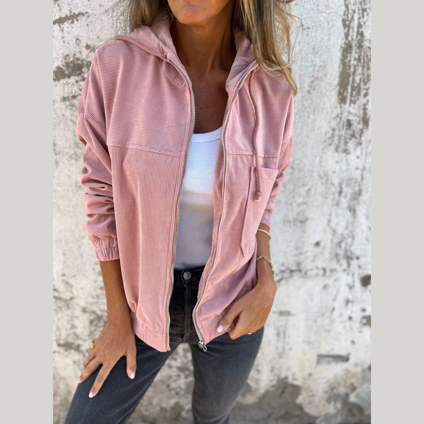 Arielle | Casual Jacket with Hood and Zip