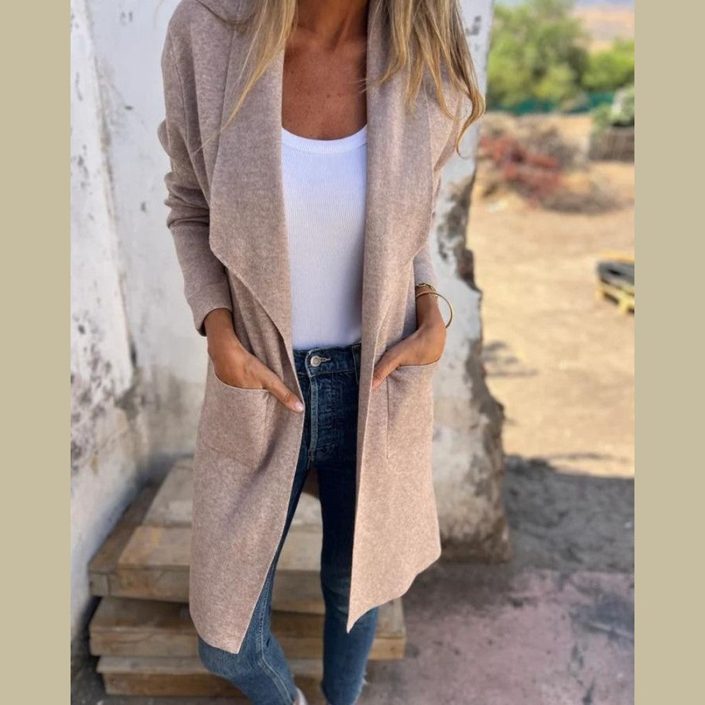 Florence | Casual Lapel Knit Cardigan