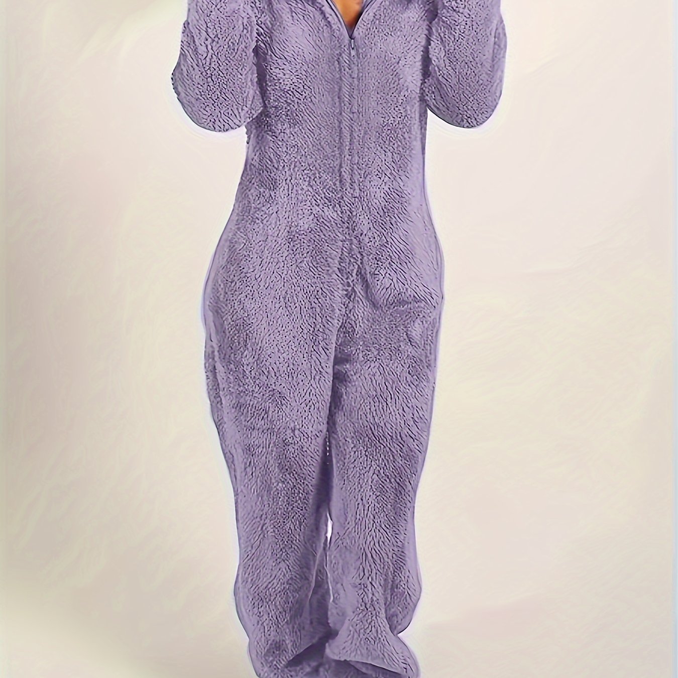 Luna™ | Fuzzy Hooded Pajama Jumpsuit