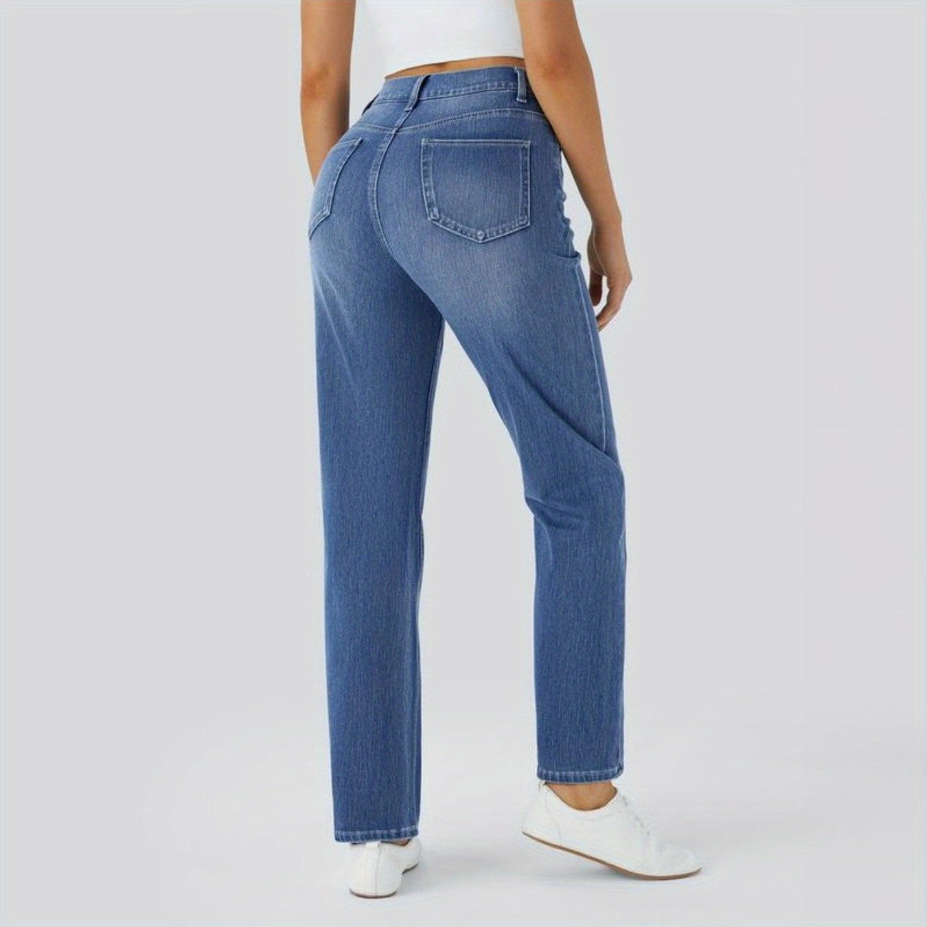 Raya™ | High-Waist Straight-Leg Jeans