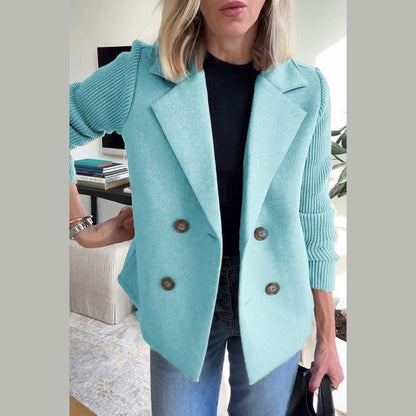 Alesia Women's Casual Button Blazer