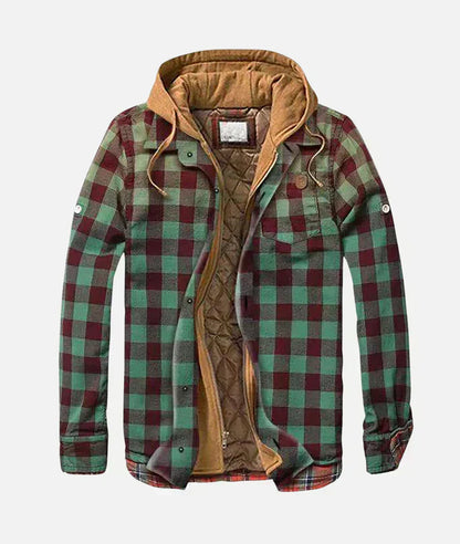Alain – Plaid patchwork jacket