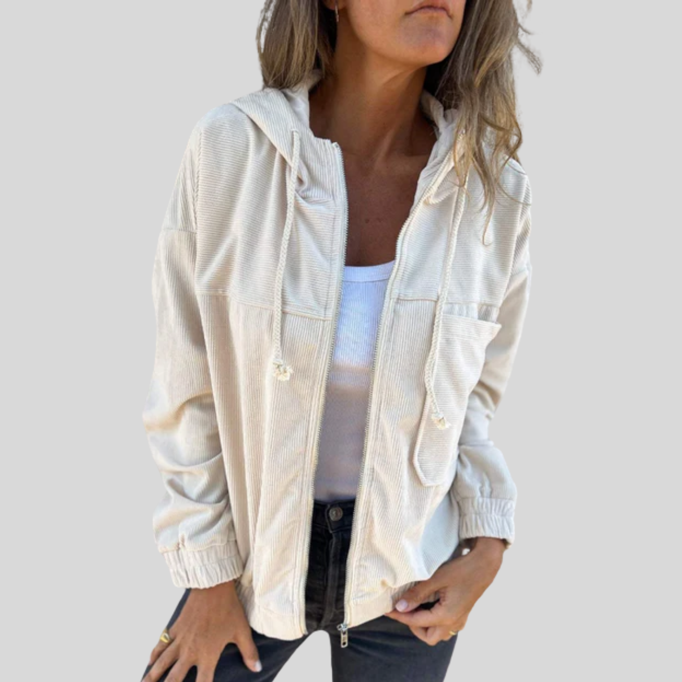 Mabel | Soft Zip-Up Vest