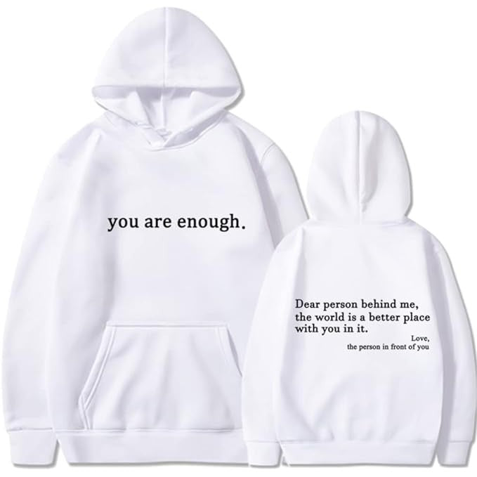 You Are Enough - Unisex Oversized Hoodie