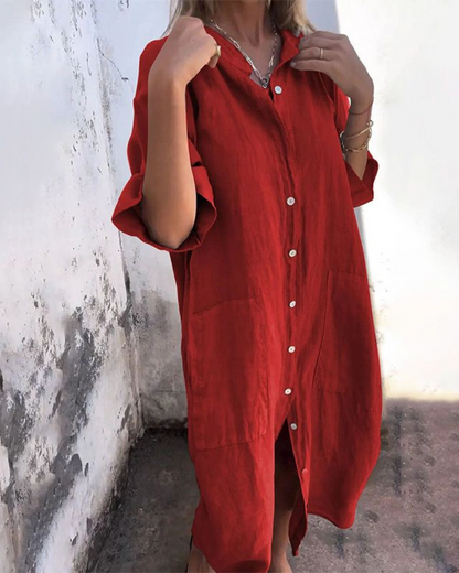 Faith | Boho Shirt Dress