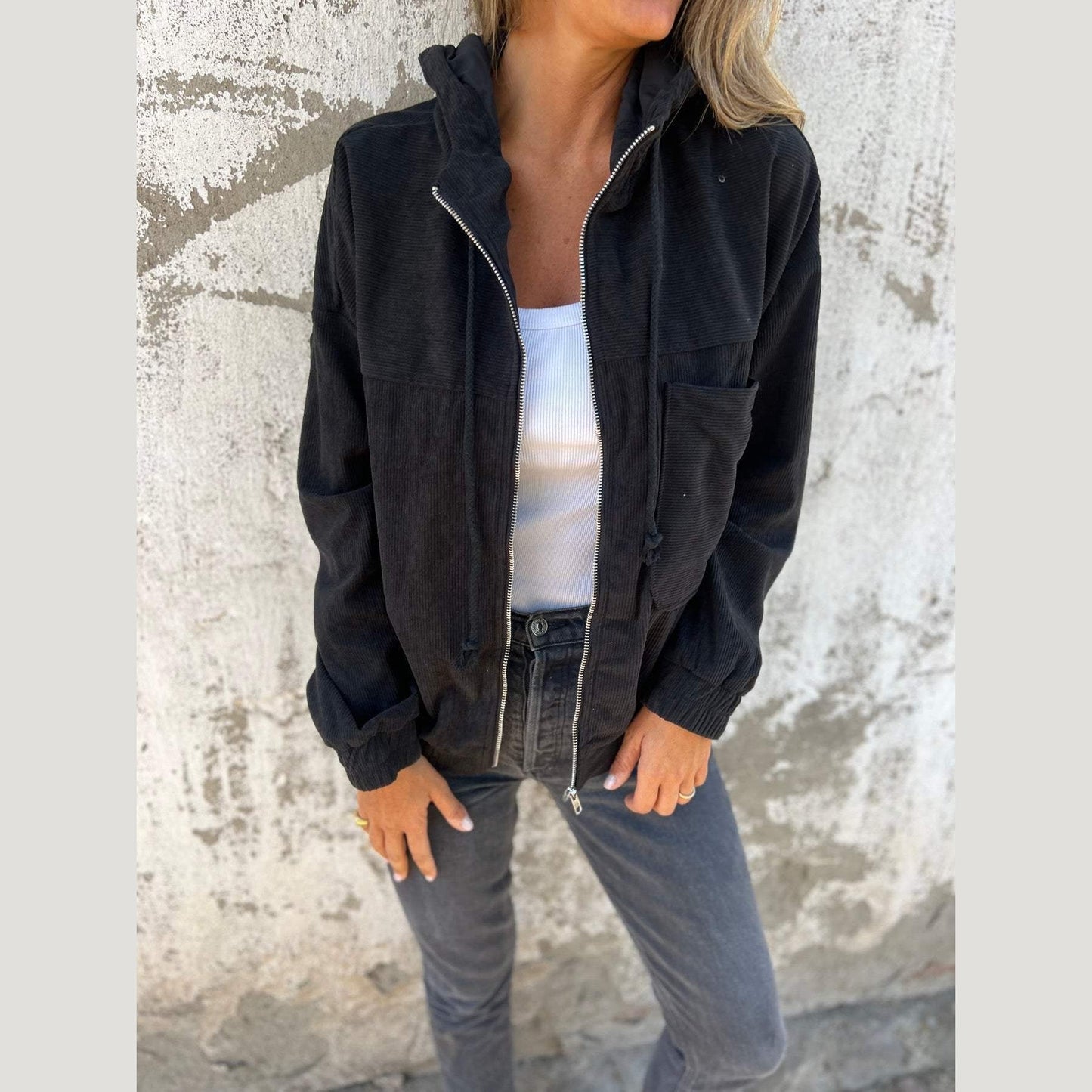 Arielle | Casual Jacket with Hood and Zip
