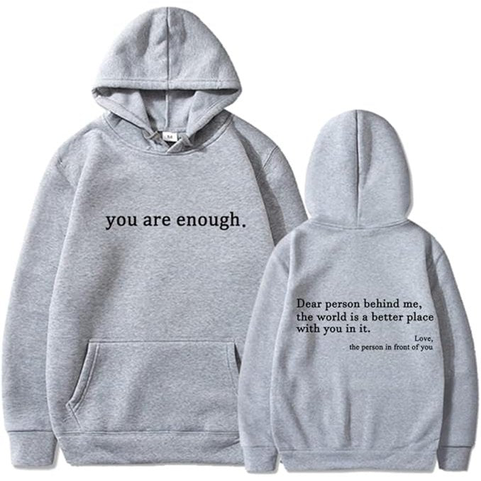 You Are Enough - Unisex Oversized Hoodie