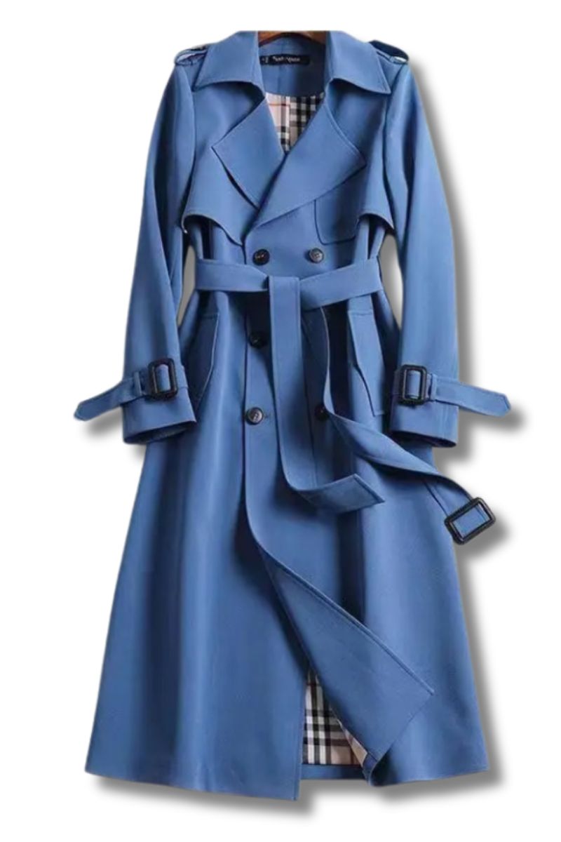 Elena LuxeTrench™ Classic Belted Coat