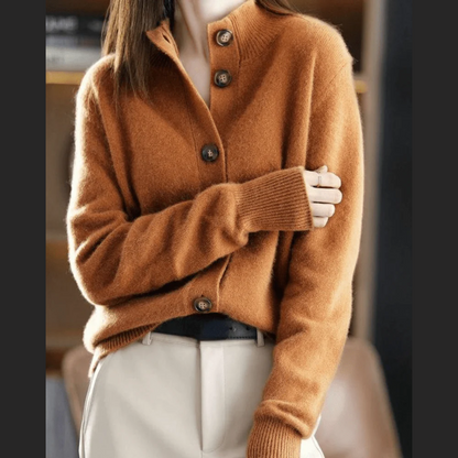 Claire | Retro-Style Cashmere Cardigan