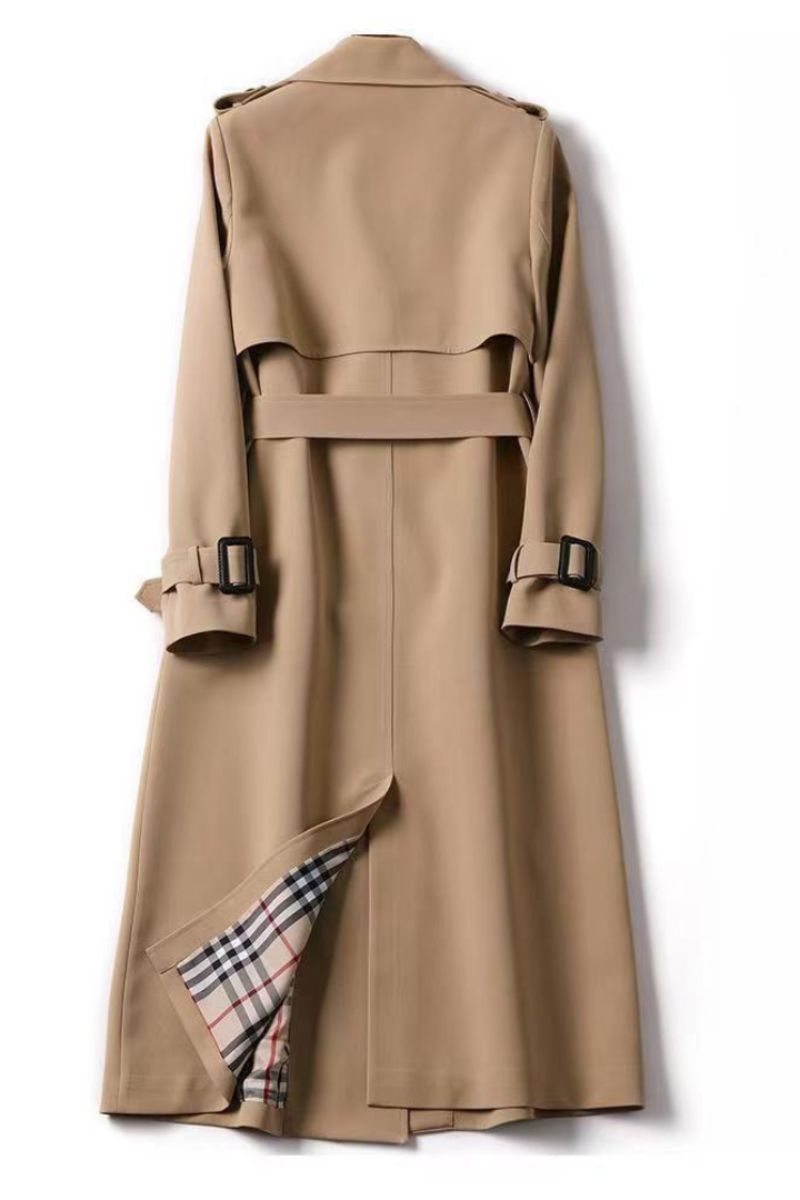 Elena LuxeTrench™ Classic Belted Coat