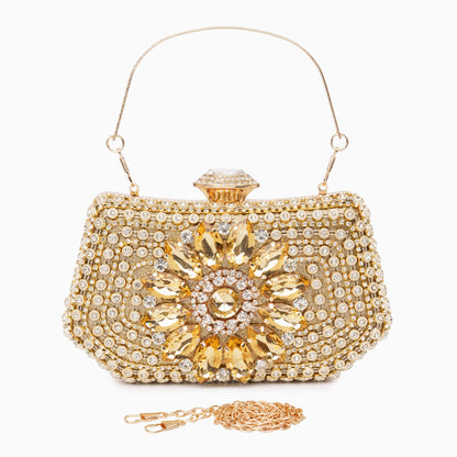 Velma Sparkling Diamond Clutch Bag