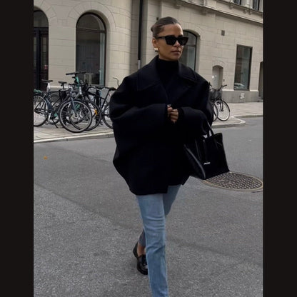 Rosalind | Oversized Wool Coat