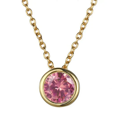 Lunaria Gemmara Birthstone Necklace | Gold 18k
