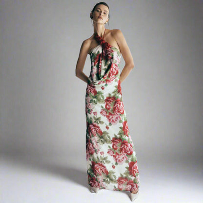 Rosalia Cowl Neck Maxi Dress - Sonia Rose Print