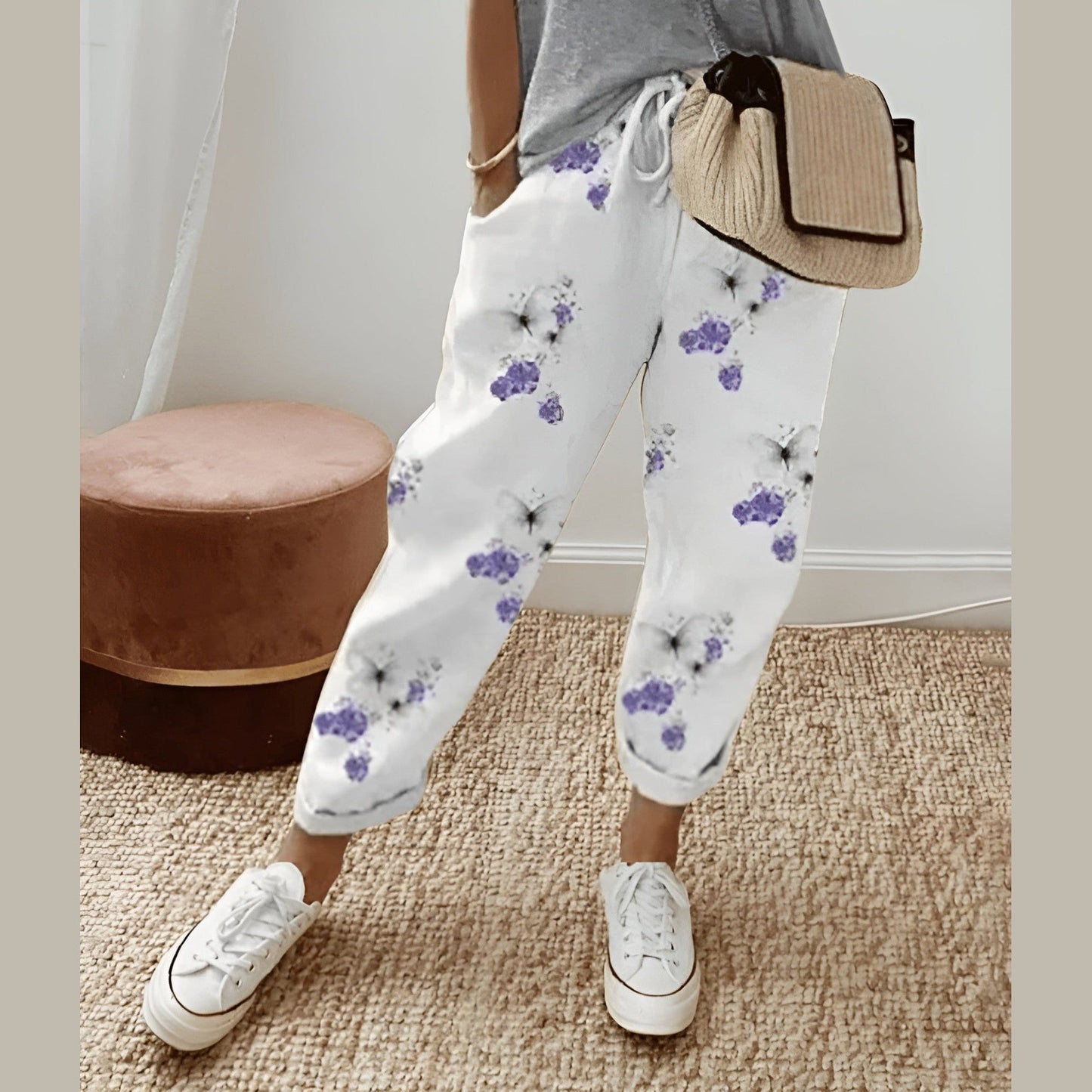 Elisa | Chic Cotton Linen Trousers