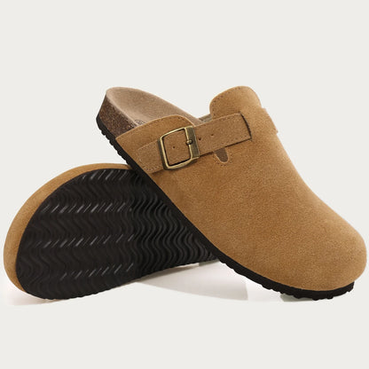 Crestar™ | Classic Cork Suede Clogs
