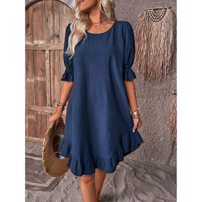 Alice | Short Dress with Ruffles