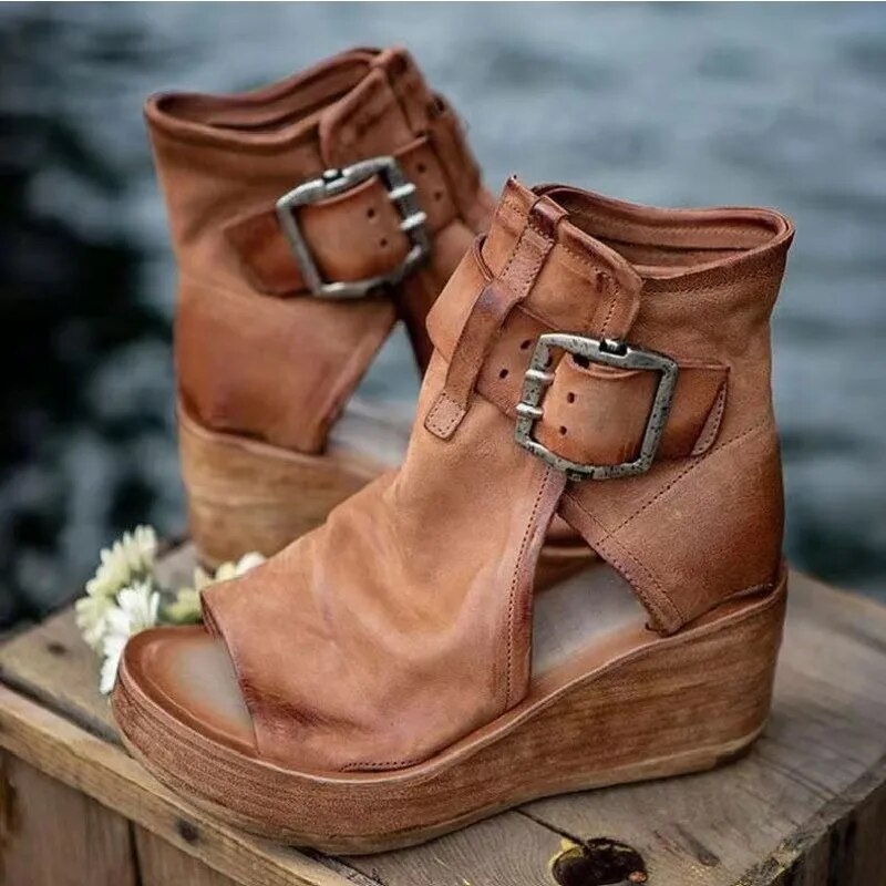 Lira Sandals for Women - Shaped Footbed with Adjustable Strap and Textured Sole
