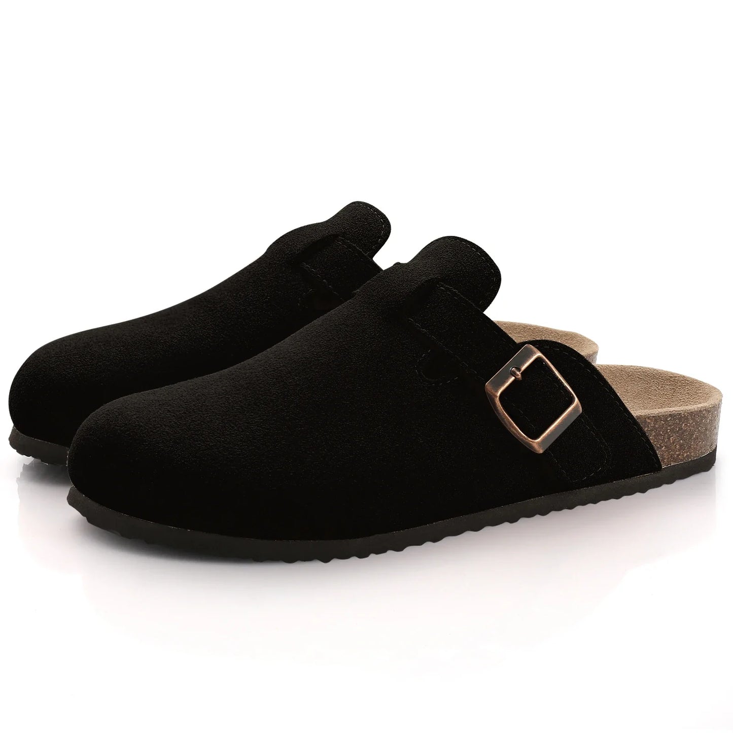 Crestar™ | Classic Cork Suede Clogs