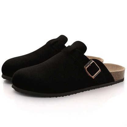 Crestar™ | Classic Cork Suede Clogs