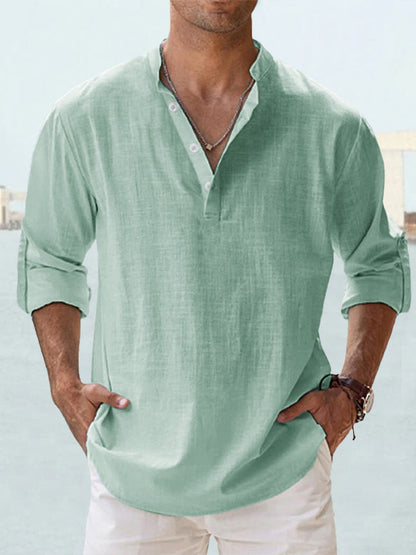 Oliver™ | Breathable Linen Shirt