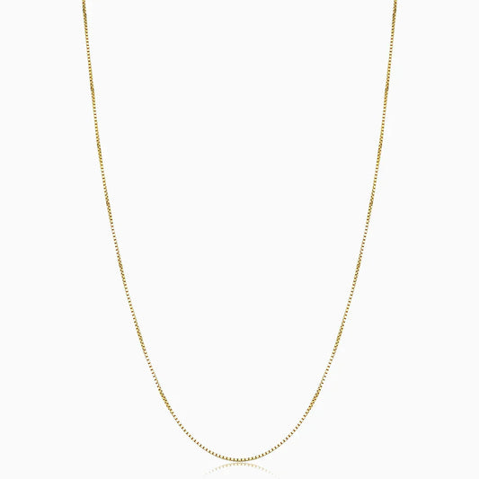 Bodega Box Necklace - Gold 18k