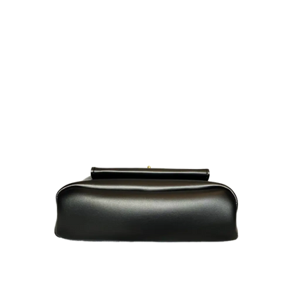 Anna - Chic Leather Bag with Kiss-Lock Closure