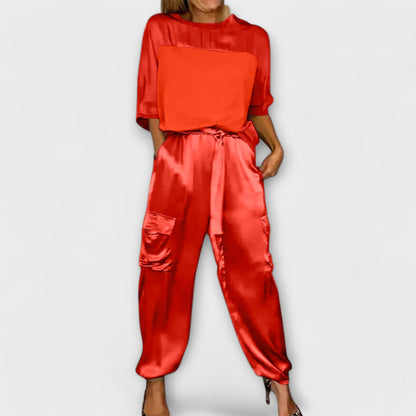 Satin Two-Piece Set