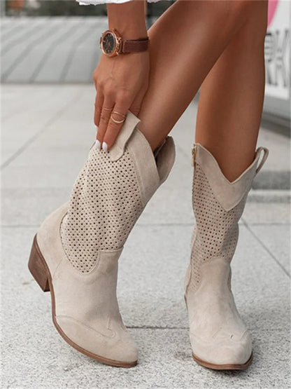 Ellie™ - Western Chic Boots