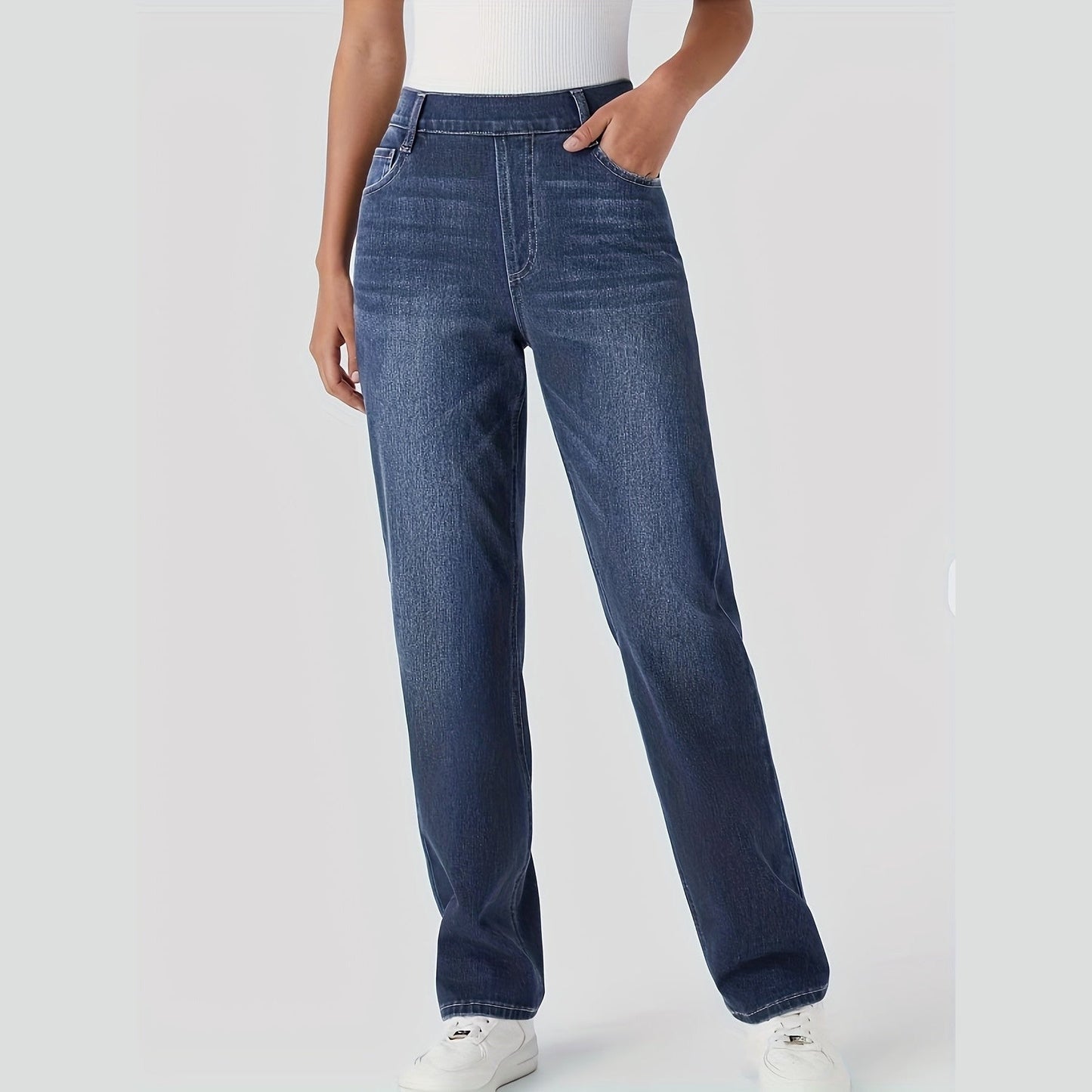 Raya™ | High-Waist Straight-Leg Jeans