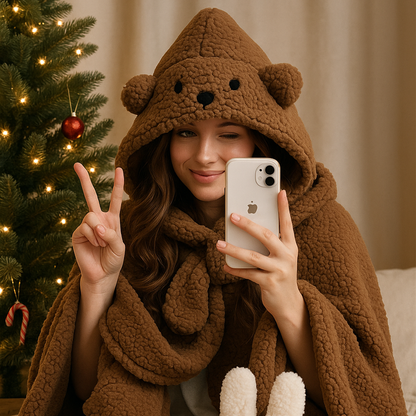 Luna BearHug™ Cozy Hoodie Cap