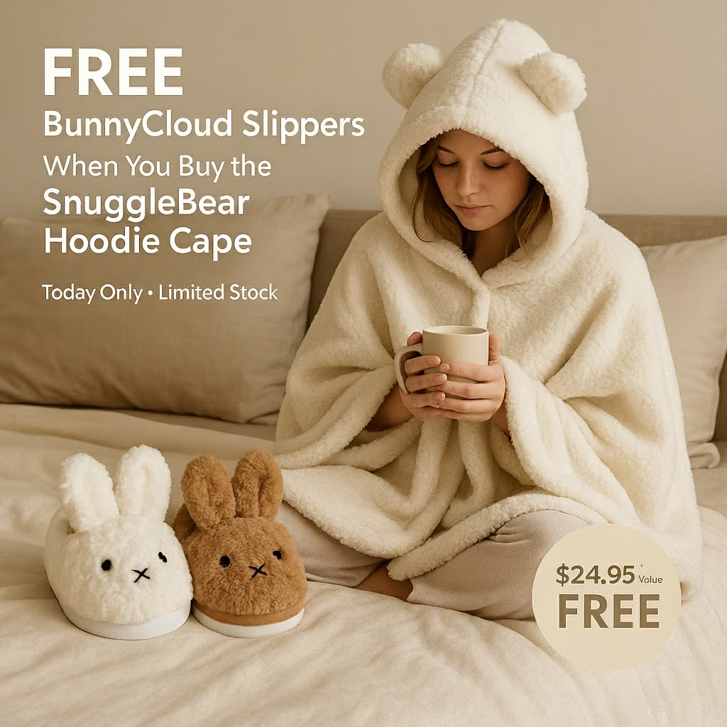 Luna BearHug™ Cozy Hoodie Cap