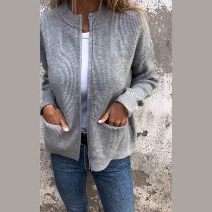 Faith | Cotton Zip-Knitted Jacket