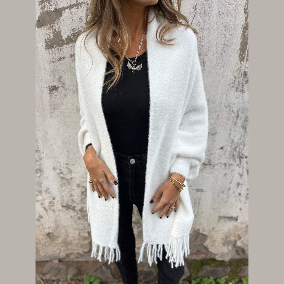 Nancy | Elegant Long-Sleeve Wrap Sweater